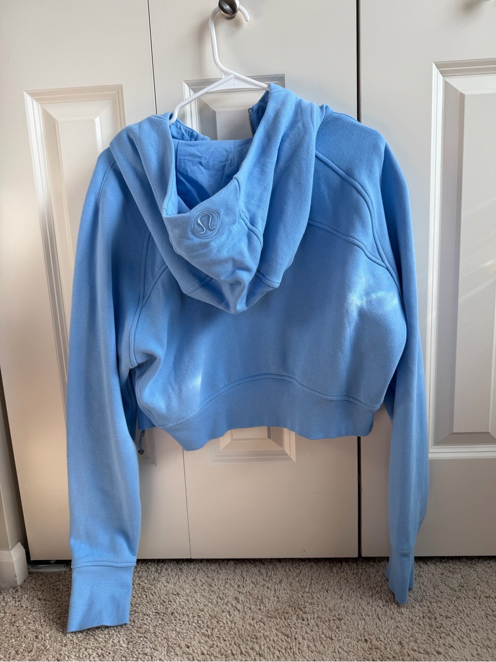 Lululemon Scuba Full-Zip Cropped Hoodie Sinatra Blue - Picture 5 of 5
